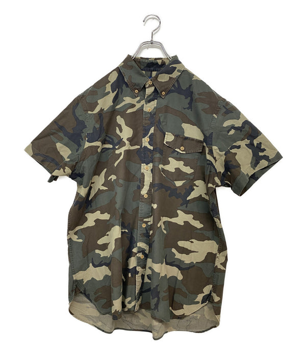 美品 POLO RALPH LAUREN 半袖シャツ ONE POCKET SS OXFORD CAMO メンズ