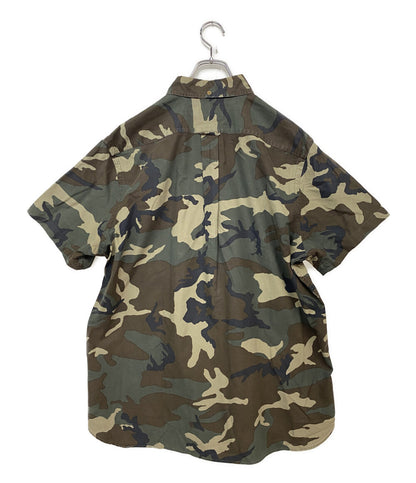 美品 POLO RALPH LAUREN 半袖シャツ ONE POCKET SS OXFORD CAMO メンズ SIZE XL ポロ・ラルフローレン