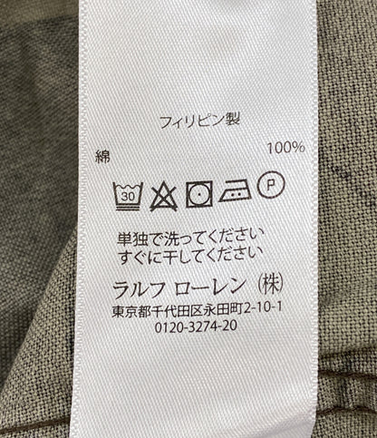 美品 POLO RALPH LAUREN 半袖シャツ ONE POCKET SS OXFORD CAMO メンズ SIZE XL ポロ・ラルフローレン