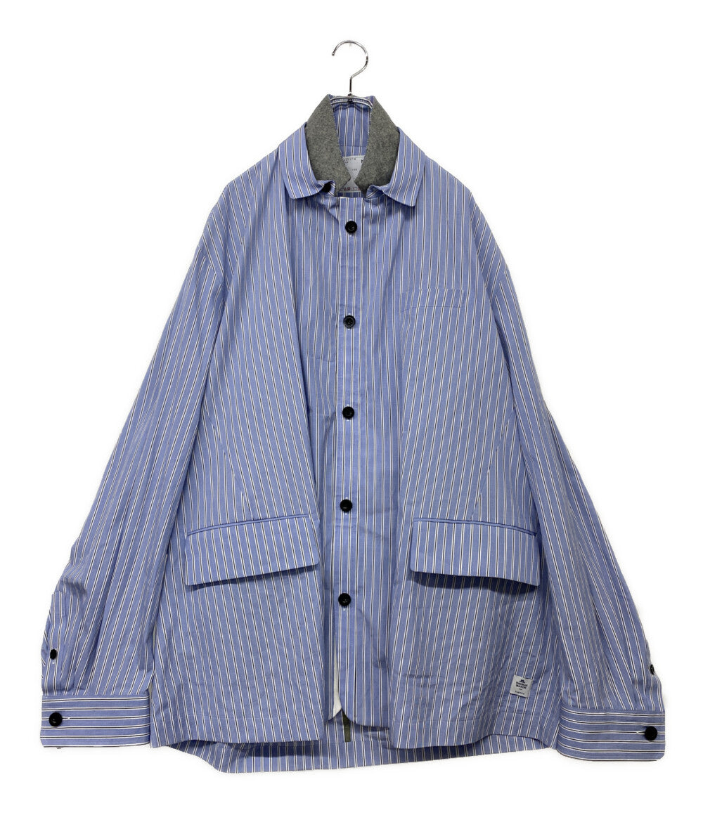 美品 sacai 長袖シャツ 23-03037M Thomas Mason Cotton Poplin メンズ