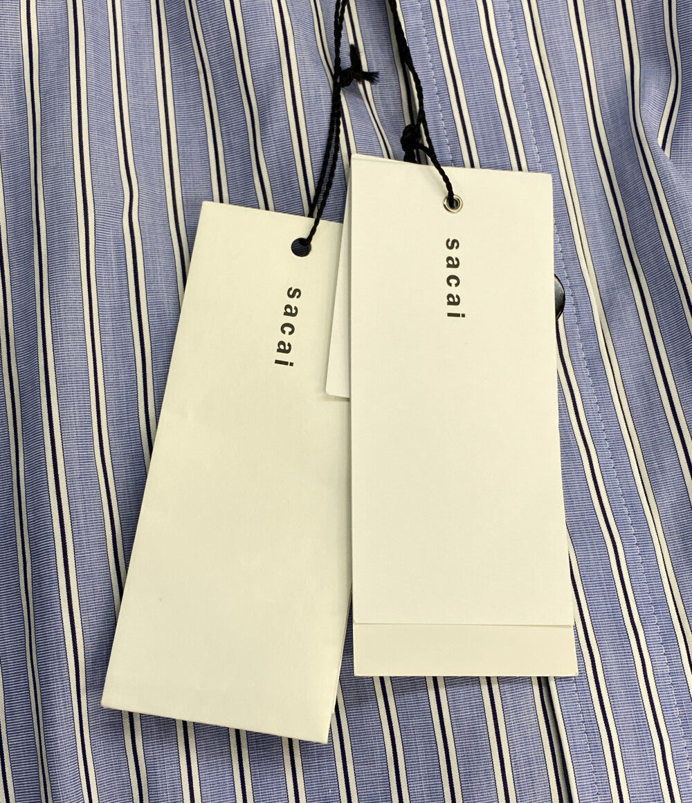 美品 sacai 長袖シャツ 23-03037M Thomas Mason Cotton Poplin メンズ SIZE 4 サカイ