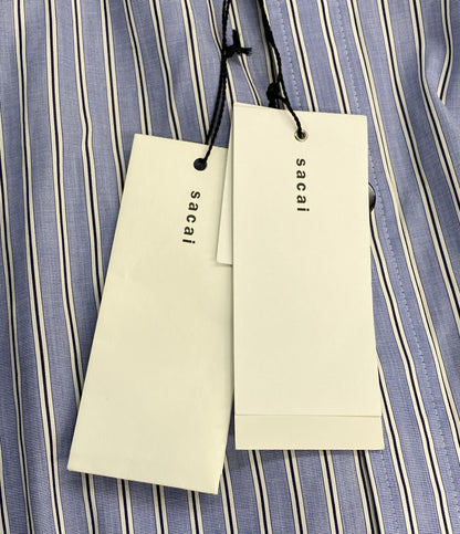 美品 sacai 長袖シャツ 23-03037M Thomas Mason Cotton Poplin メンズ SIZE 4 サカイ