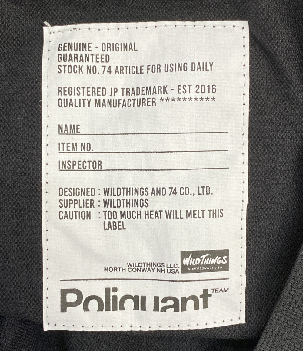 美品 Poliquant × WILDTHINGS ワイルドシングス プルオーバー PQ26SS-WT1 THE PROTECTED COMMON メンズ SIZE L ポリクアント