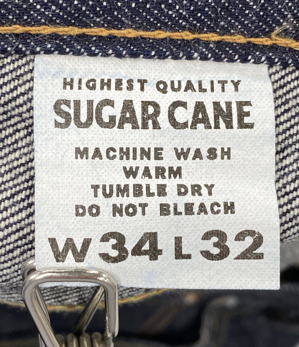 美品 SUGAR CANE デニムパンツ 2021 MODEL 14.25oz DENIM SLIM TAPERED メンズ SIZE 34/32 シュガーケーン