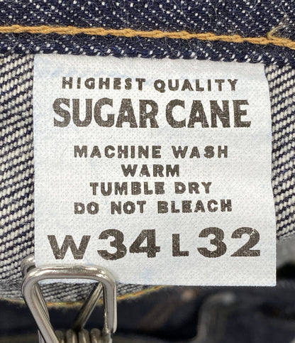 美品 SUGAR CANE デニムパンツ 2021 MODEL 14.25oz DENIM SLIM TAPERED メンズ SIZE 34/32 シュガーケーン
