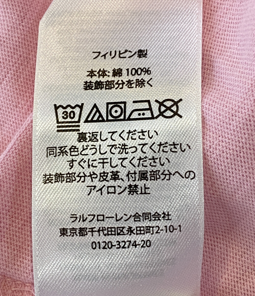 美品 POLO RALPH LAUREN 半袖Ｔシャツ CUSTOM SLIM FIT LUNAR NEW YEAR T PINK メンズ SIZE L ポロ・ラルフローレン