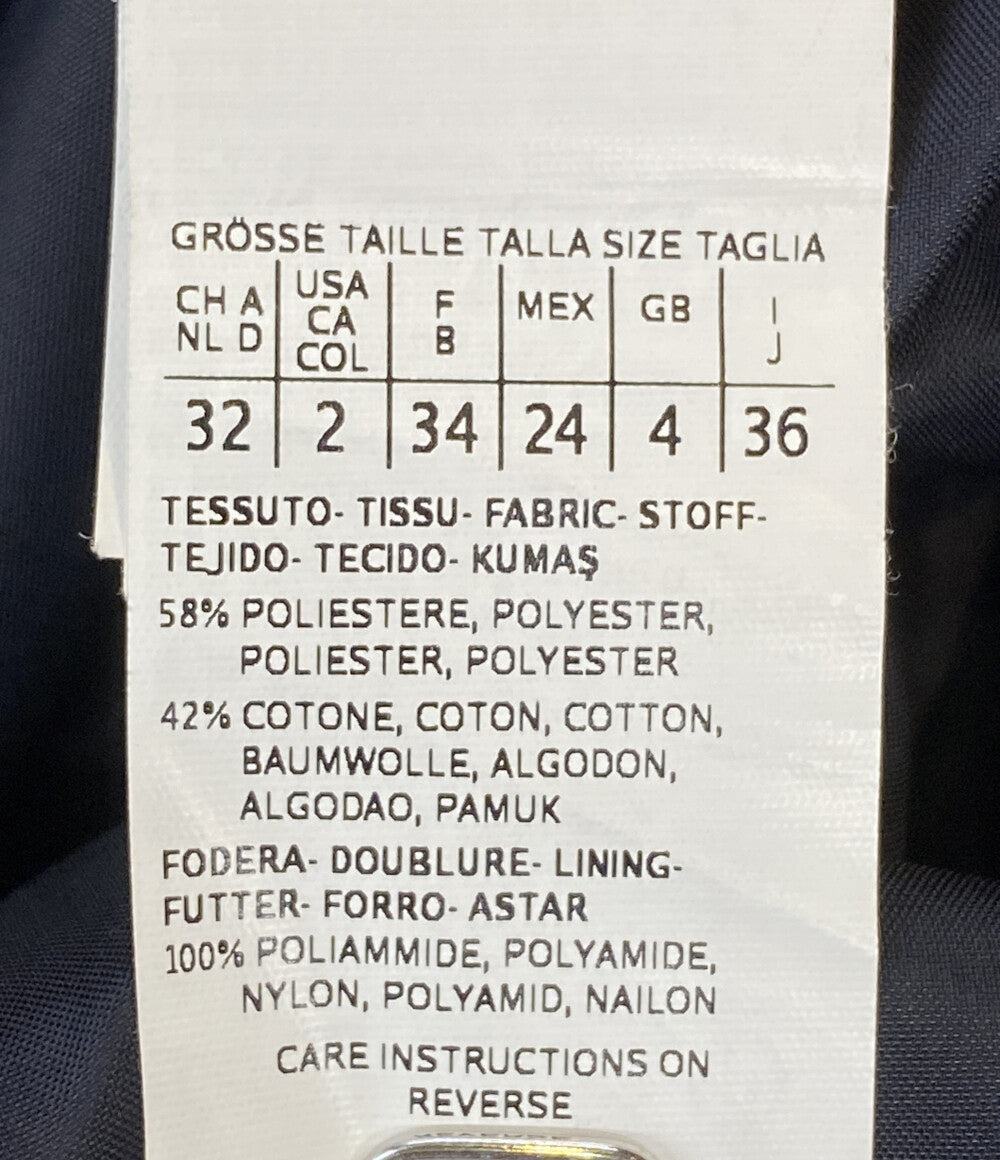 MAX MARA CITY スプリングベルテッドコート 10211671 ブラック レディース SIZE 36 マックスマーラ