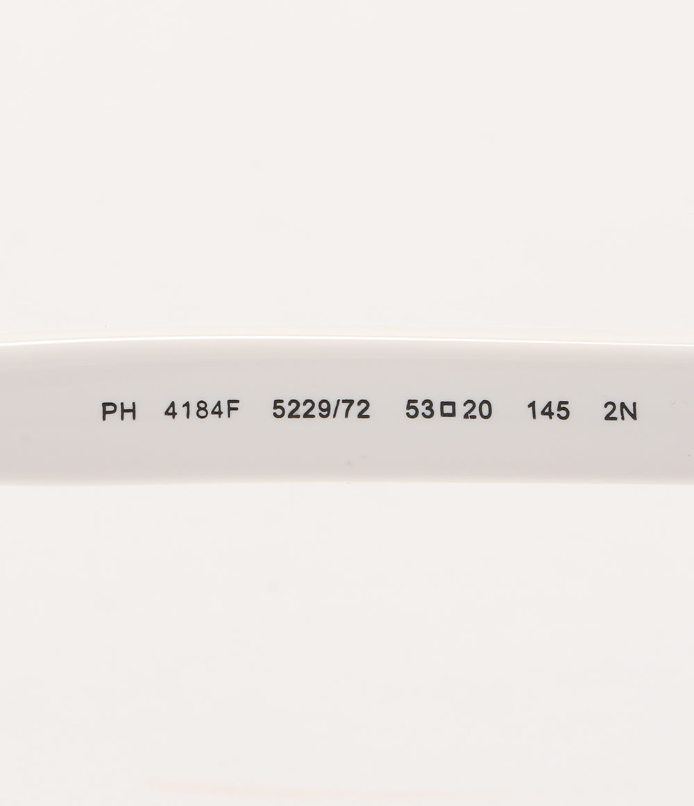 美品 POLO RALPH LAUREN サングラス PH4184F 522972 ホワイト ブルーレンズ レディース ポロ・ラルフローレン