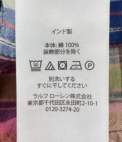 POLO RALPH LAUREN 長袖シャツ CLASSIC FIT MADRAS SHIRT INDIAN MADRAS メンズ SIZE XL ポロ・ラルフローレン