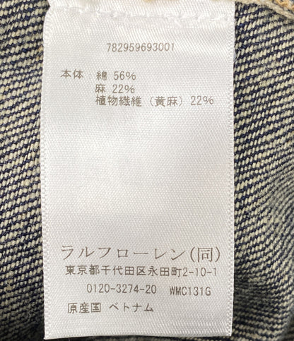 美品 RRL RALPH LAUREN デニムパンツ 25SS LIMITED EDITION SELVEDGE CARPENTER メンズ SIZE 34/32 ダブルアールエル