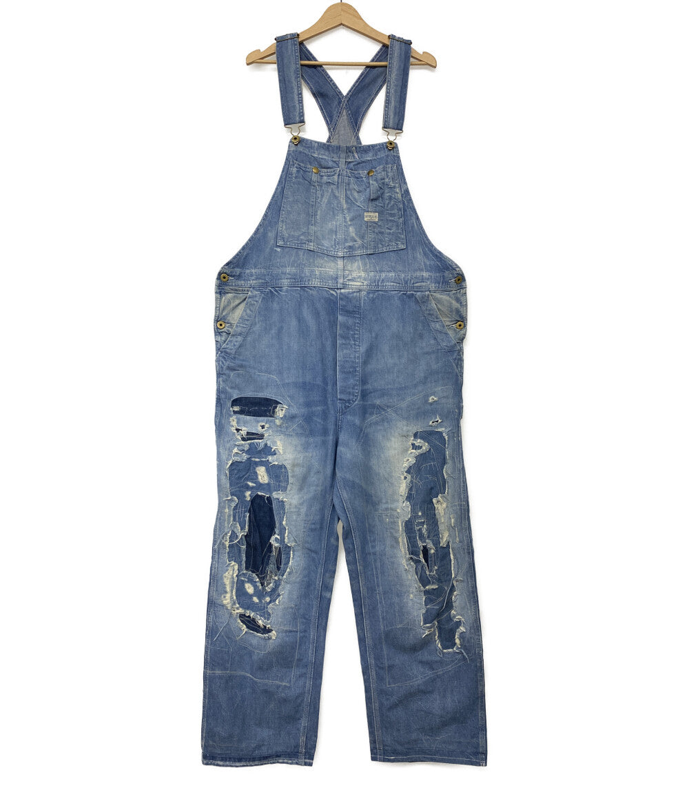 RRL RALPH LAUREN オーバーオール 24SS REPAIRED ダメージ加工 メンズ SIZE L ダブルアールエル