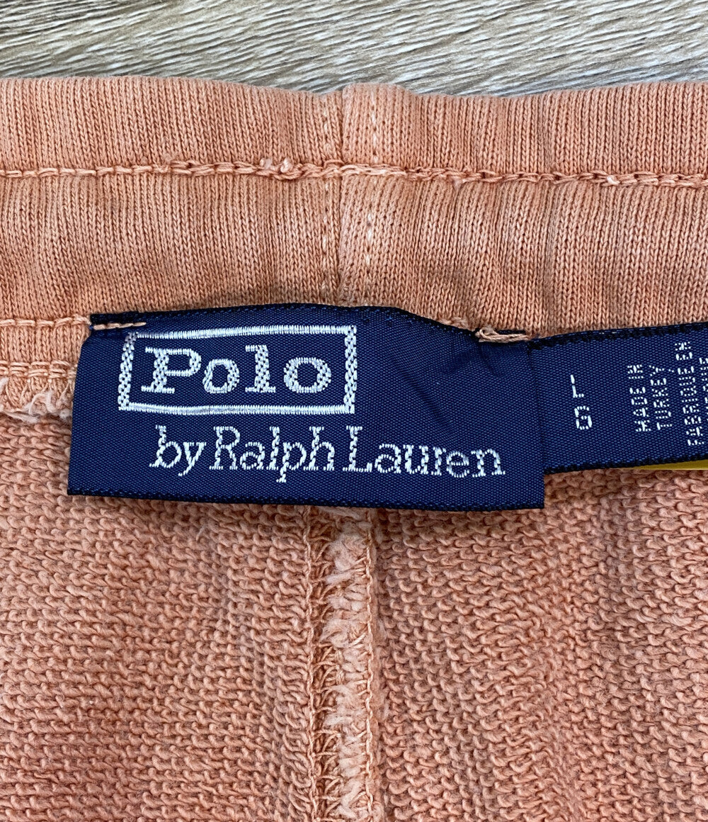 POLO RALPH LAUREN オーガニック コットンフリース ショーツ オレンジ メンズ SIZE L ポロ・ラルフローレン