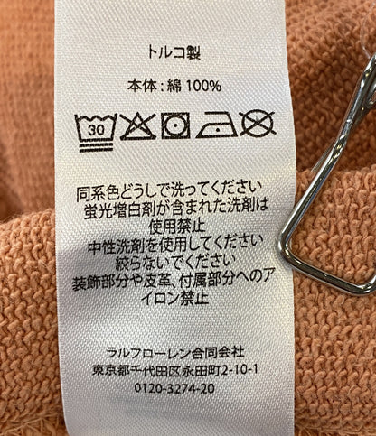POLO RALPH LAUREN パーカー オーガニック コットンフリース フーディー オレンジ メンズ SIZE L ポロ・ラルフローレン