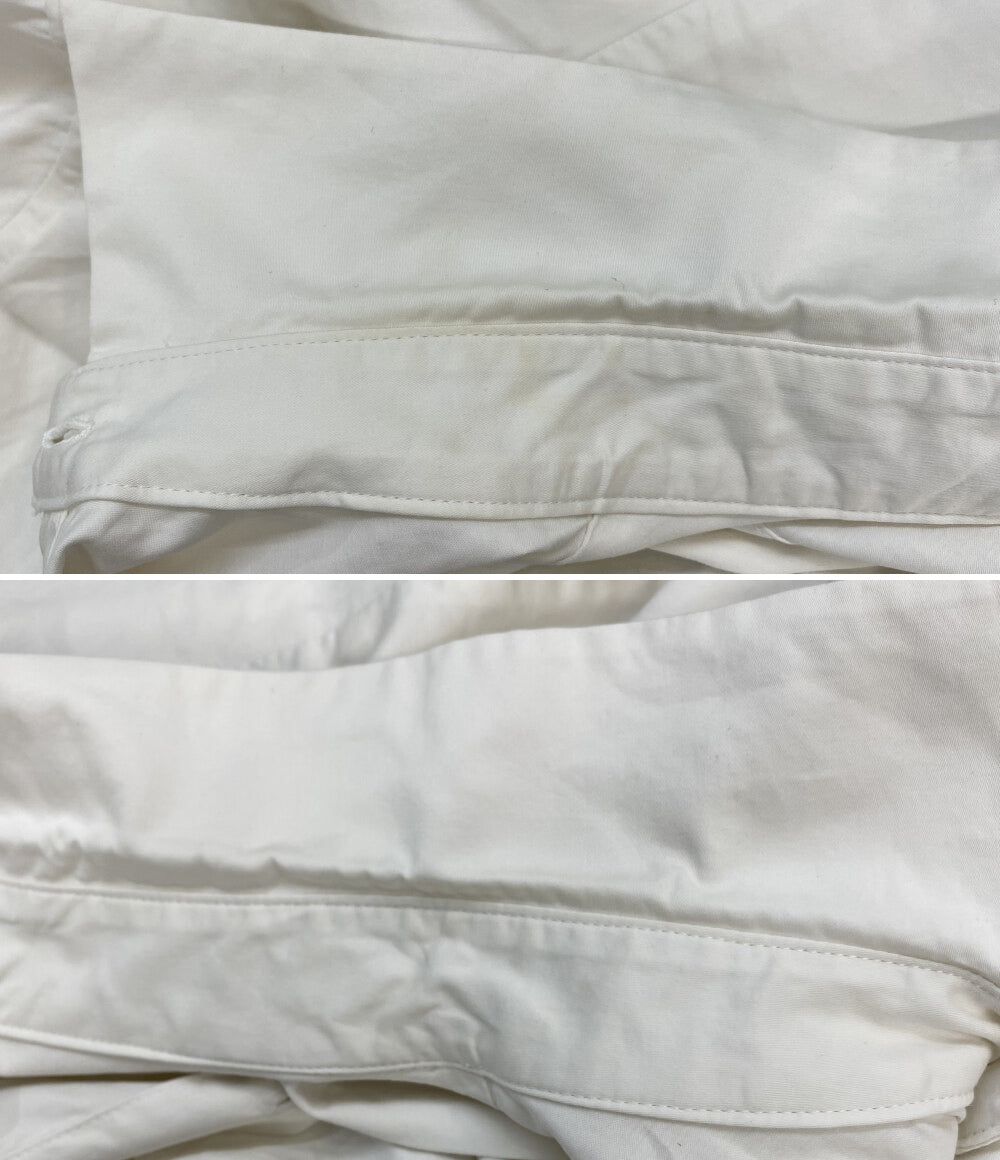 CINOH 長袖シャツ コットン フィンクス ピンタック スリーブ 23sst003-mn レディース SIZE 38 チノ
