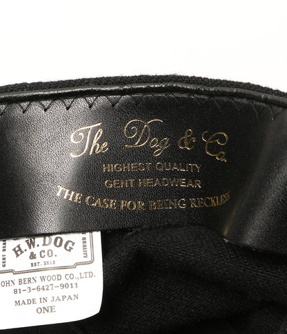 THE H.W.DOG&CO エイチダブリュードッグアンドコー BASEBALL CAP ブラック D-00001 メンズ