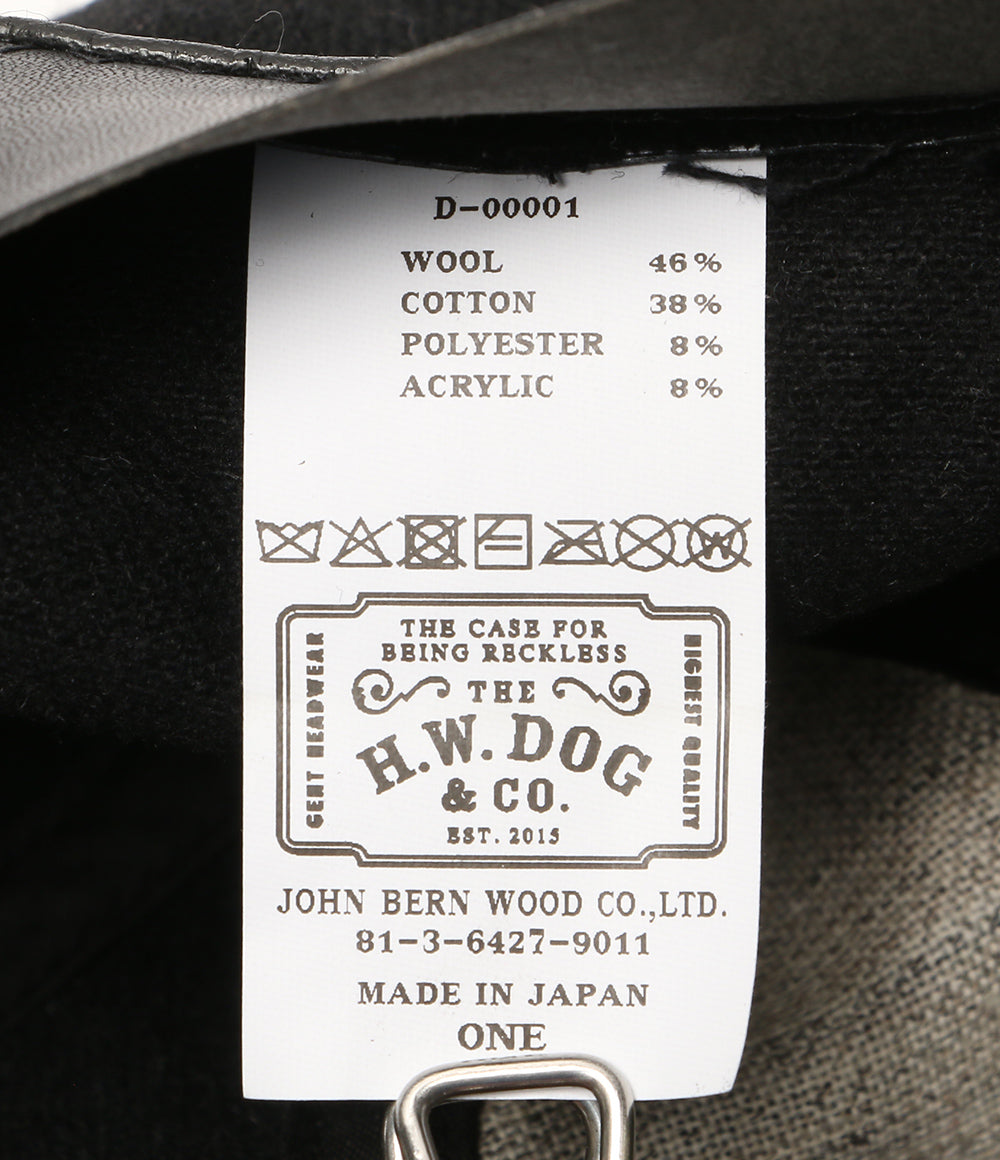 THE H.W.DOG&CO エイチダブリュードッグアンドコー BASEBALL CAP ブラック D-00001 メンズ