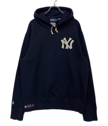 POLO RALPH LAUREN パーカー ヤンキース フーディ COOPERSTOWN YANKEES メンズ SIZE L ポロ・ラルフローレン