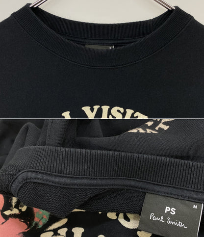 PAUL SMITH スウェット TWO DOGS プリント ブラック メンズ SIZE M ポール・スミス