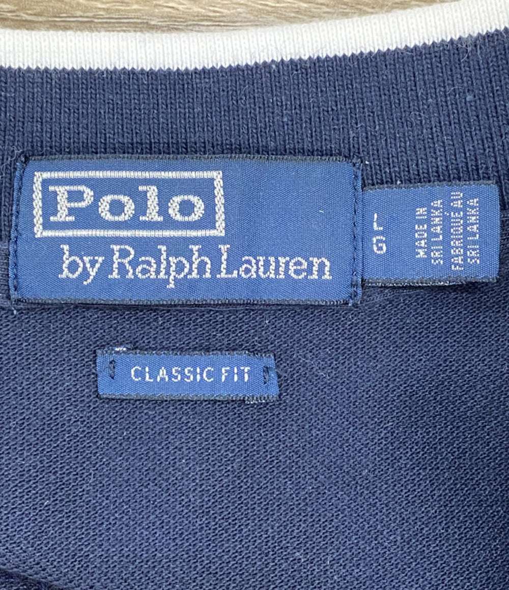 POLO RALPH LAUREN ポロシャツ MLB YANKEES NAVY CLASSIC FIT メンズ SIZE L ポロ・ラルフローレン