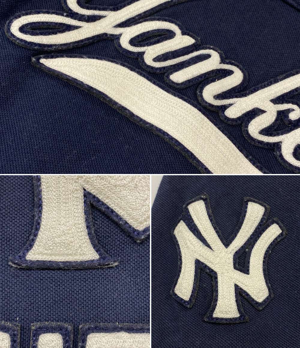 POLO RALPH LAUREN ポロシャツ MLB YANKEES NAVY CLASSIC FIT メンズ SIZE L ポロ・ラルフローレン