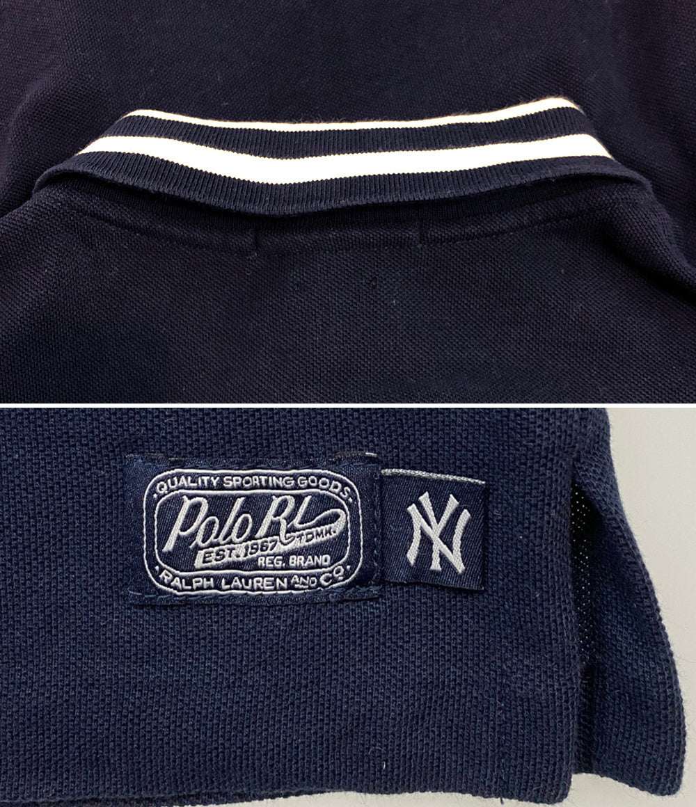 POLO RALPH LAUREN ポロシャツ MLB YANKEES NAVY CLASSIC FIT メンズ SIZE L ポロ・ラルフローレン