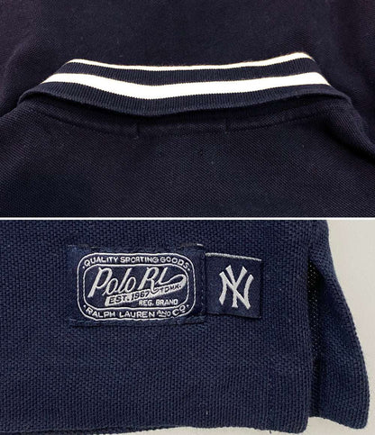 POLO RALPH LAUREN ポロシャツ MLB YANKEES NAVY CLASSIC FIT メンズ SIZE L ポロ・ラルフローレン