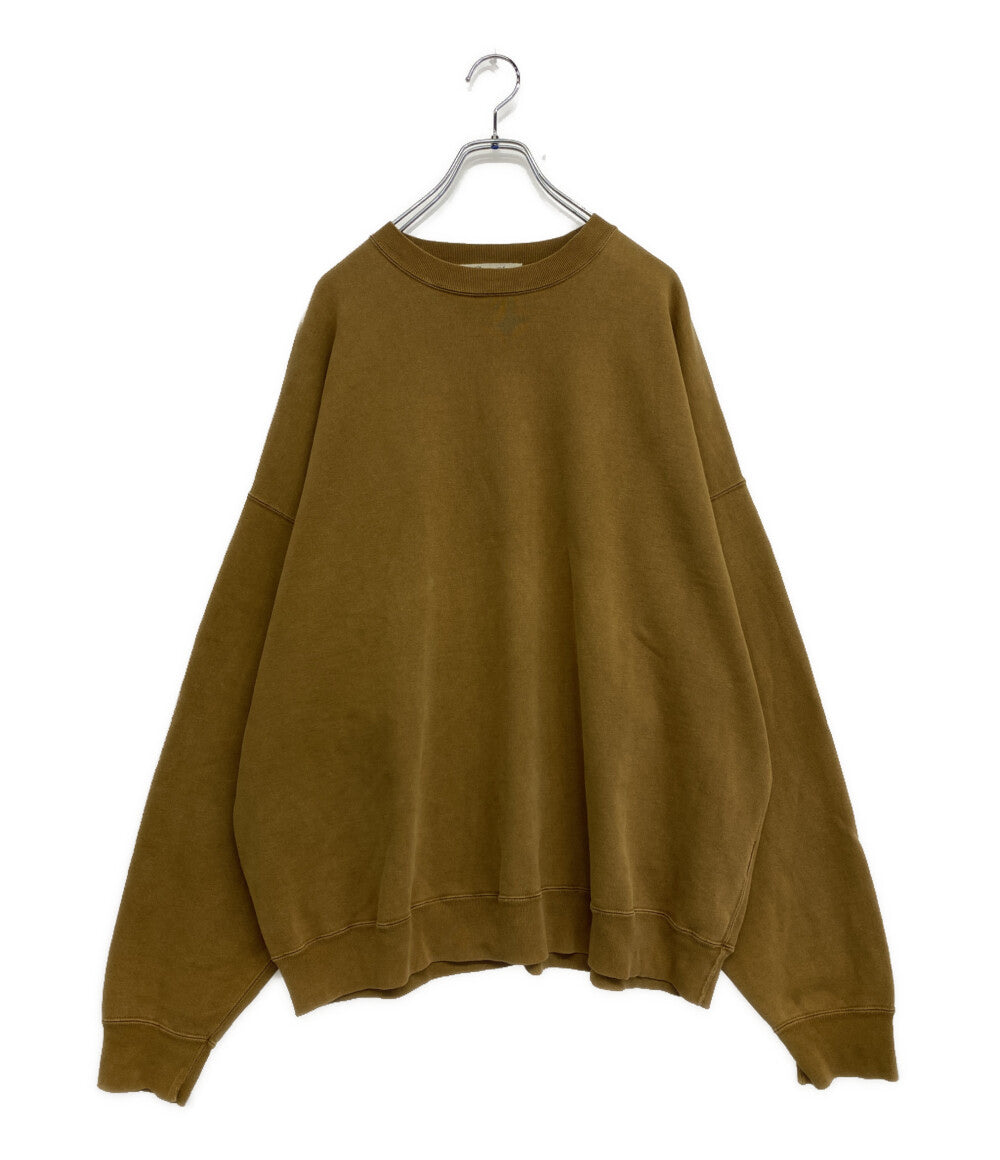 REMI RELIEF スウェット USED加工 スウェット キャメル メンズ SIZE M レミレリーフ