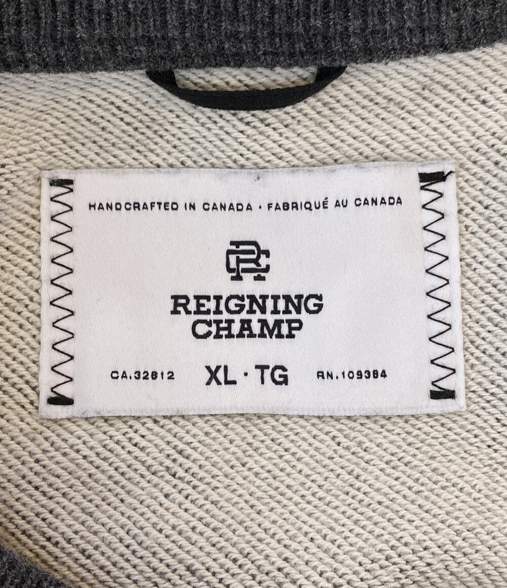 Ron Herman × REIGNING CHAMP レイニングチャンプ スウェット MIDWEIGHT TERRY チャコール メンズ SIZE XL ロンハーマン