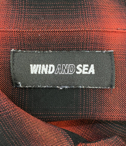 WIND AND SEA ウィンダンシー 半袖シャツ KOICHIRO TAKAGI シャドウ RAYON メンズ SIZE XL