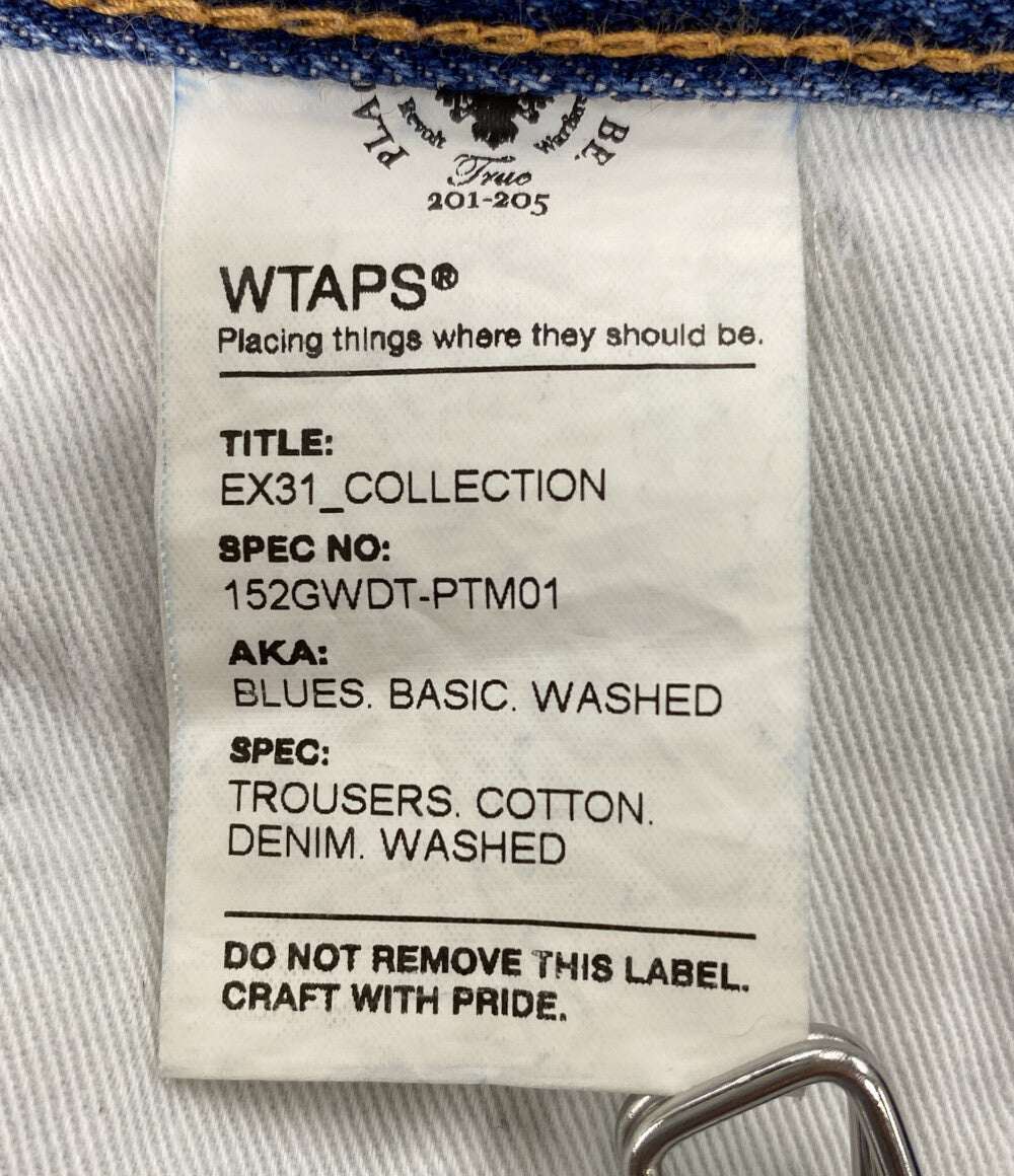 WTAPS デニムパンツ 15AW 152GWDT-PTM01 BLUES BASIC WASHED メンズ SIZE M ダブルタップス