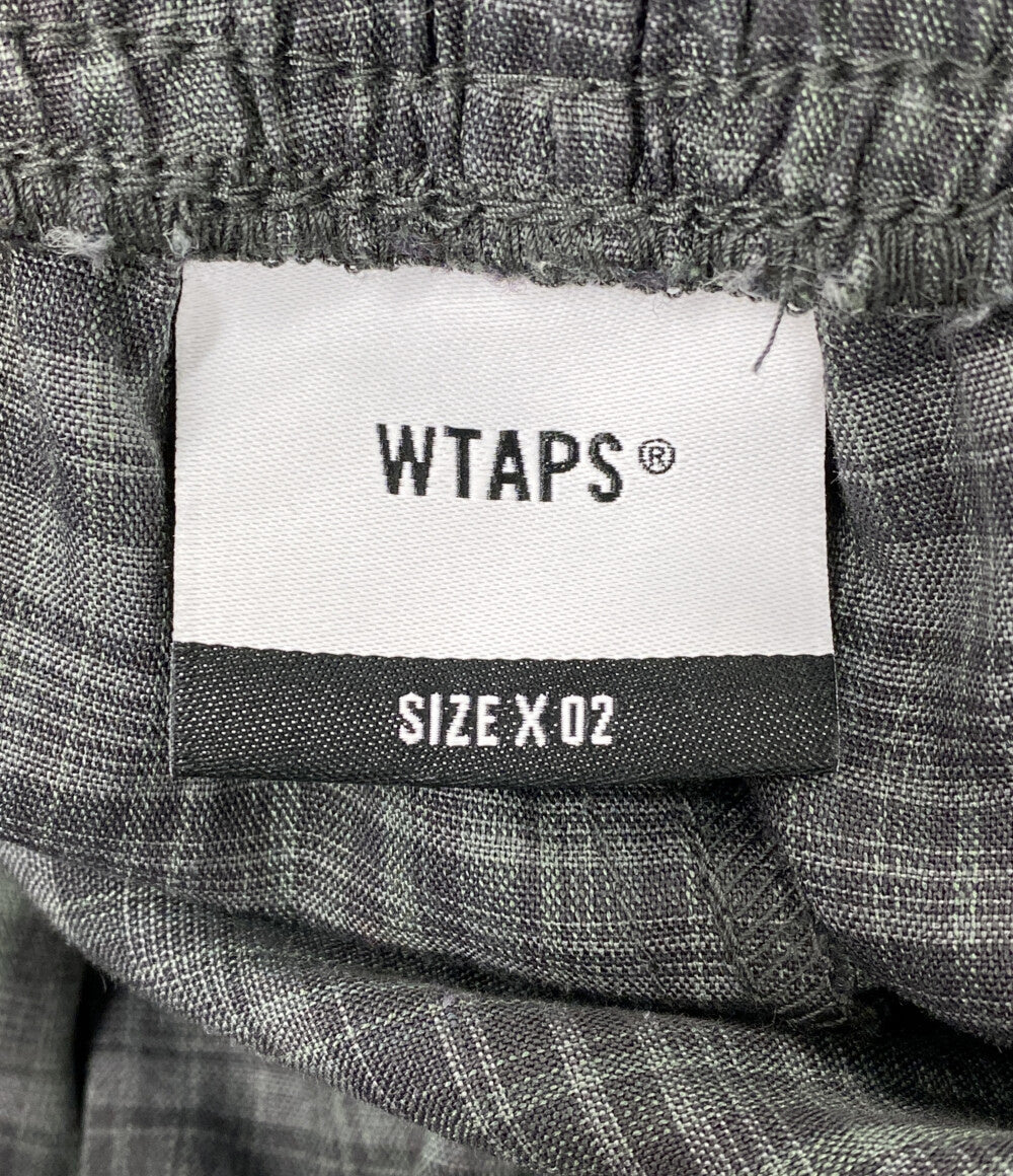 WTAPS パンツ 24SS ROUSERS LNRY. POPLIN. TEXT 241CWDT-PTM05 メンズ SIZE 02 ダブルタップス