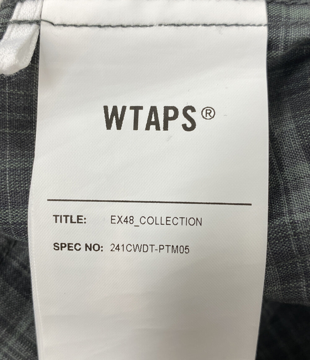 WTAPS パンツ 24SS ROUSERS LNRY. POPLIN. TEXT 241CWDT-PTM05 メンズ