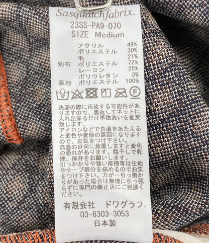 美品 NEEDLES × Sasquatchfabrix. サスクワァッチファブリックス トラックパンツ 23SS ジャガード 23SS-PA9 メンズ SIZE M ニードルズ