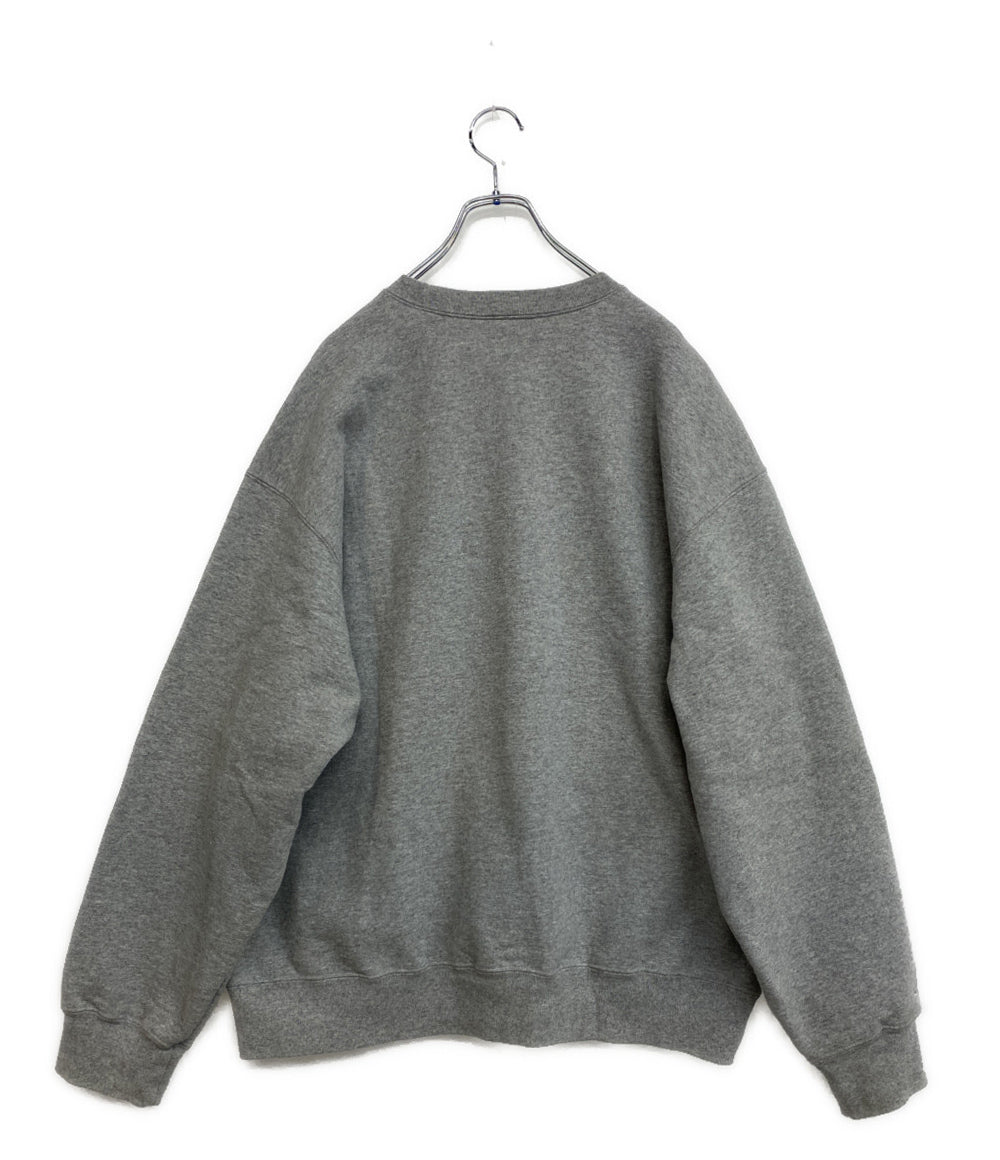 美品 Supreme スウェット 24SS Established Crewneck グレー メンズ SIZE XL シュプリーム