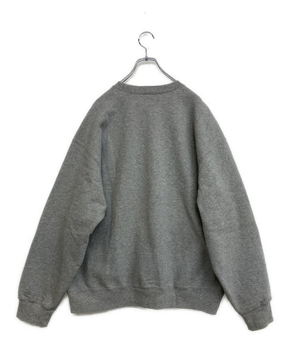 美品 Supreme スウェット 24SS Established Crewneck グレー メンズ SIZE XL シュプリーム