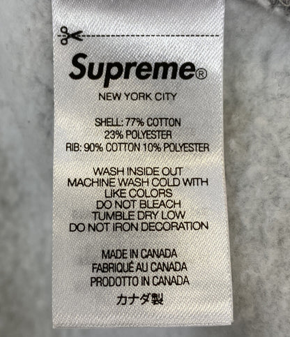 美品 Supreme スウェット 24SS Established Crewneck グレー メンズ SIZE XL シュプリーム