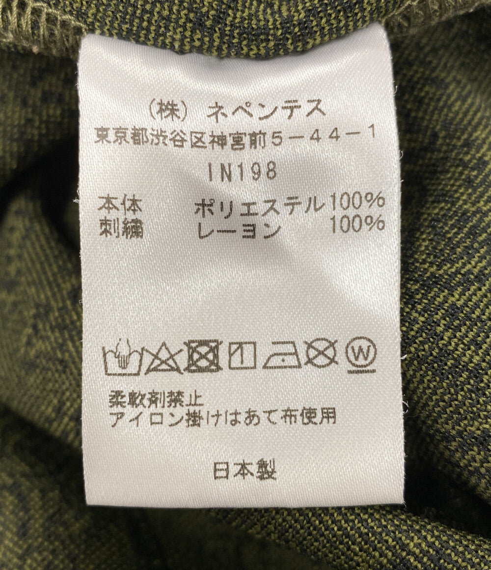 NEEDLES トラックパンツ ダマスク柄 IN198 メンズ SIZE L ニードルズ