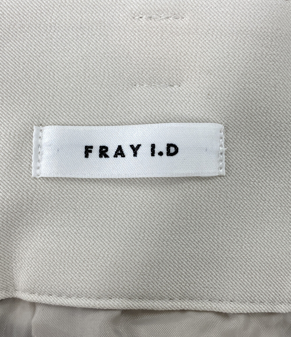 美品 FRAY I.D ハイウエストベルトデザインワイドパンツ FWFP251008 レディース SIZE 1 フレイアイ・ディー