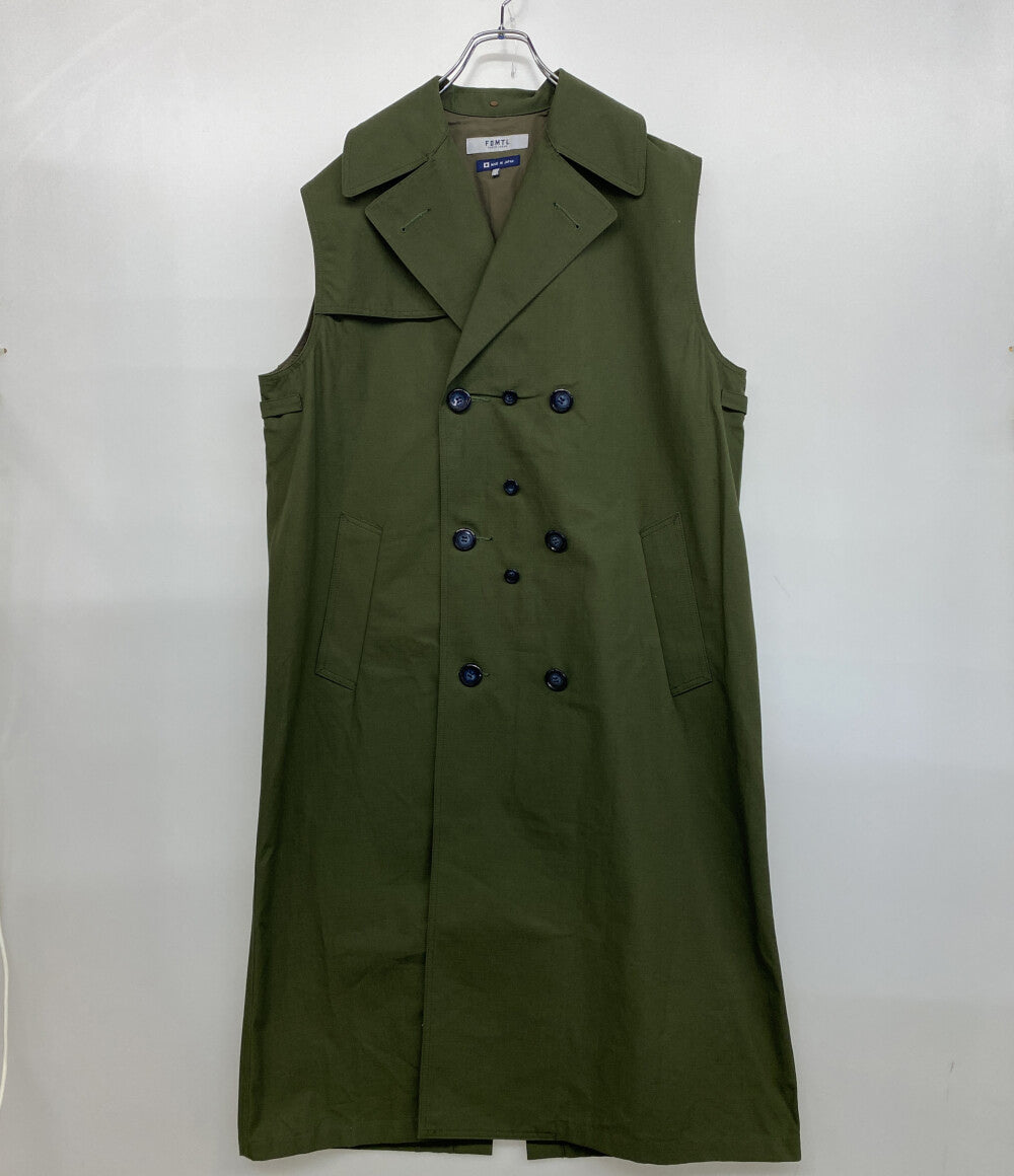 美品 FDMTL ファンダメンタル コート SECOND JACKET TRENCH COAT 日本製 メンズ SIZE 3