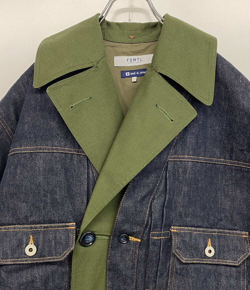 美品 FDMTL ファンダメンタル コート SECOND JACKET TRENCH COAT 日本製 メンズ SIZE 3