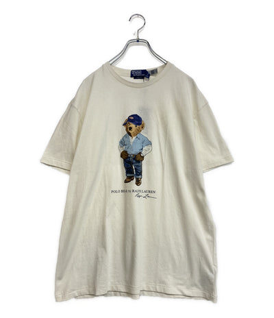 POLO RALPH LAUREN 半袖Ｔシャツ クラシック フィット POLO ベア ジャージー T ホワイト メンズ SIZE L ポロ・ラルフローレン
