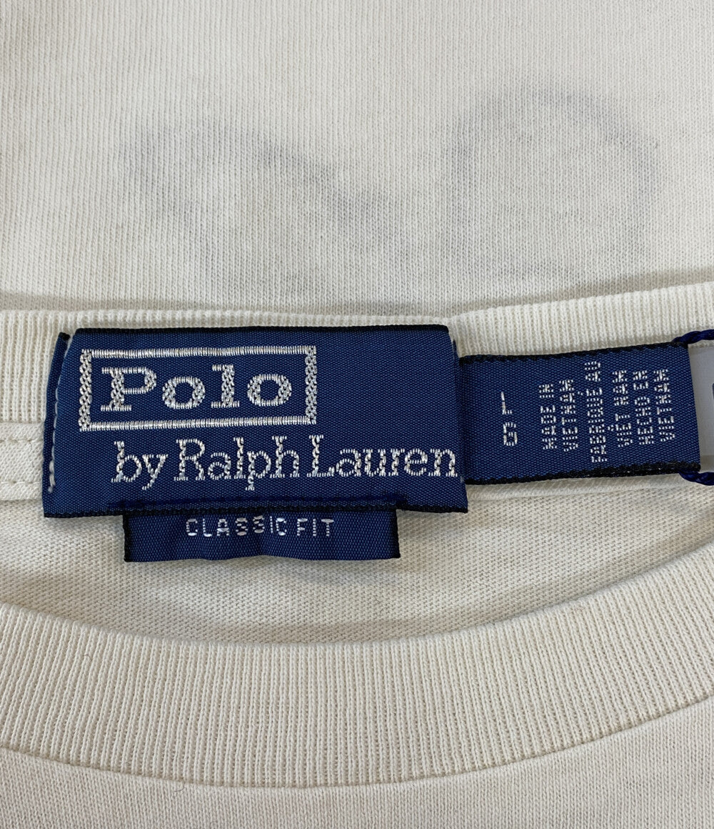 POLO RALPH LAUREN 半袖Ｔシャツ クラシック フィット POLO ベア ジャージー T ホワイト メンズ SIZE L ポロ・ラルフローレン