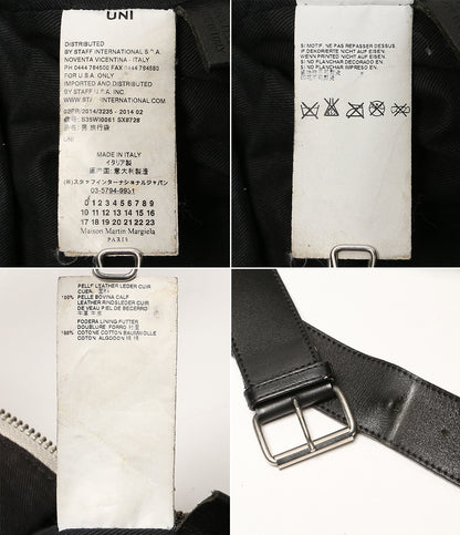 Maison Margiela ボストンバッグ レザー S35WI0061 SX8728 2014 メンズ メゾンマルジェラ