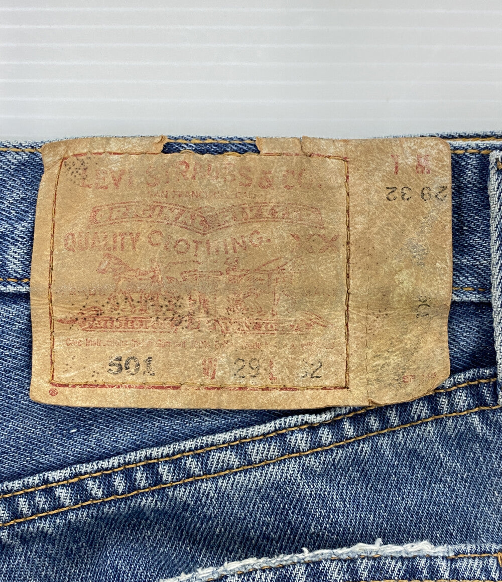 LEVI'S デニムパンツ USA製 97年製 501 ダメージ有 メンズ SIZE 29/32 リーバイス