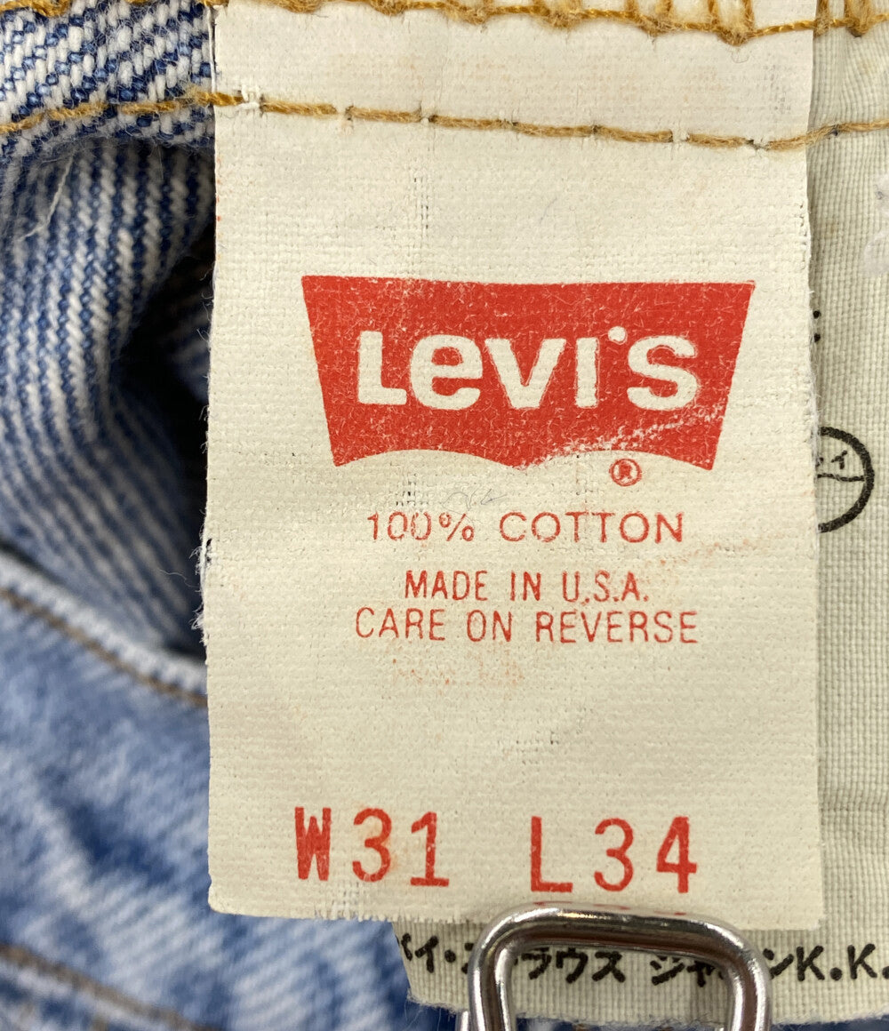 LEVI'S デニムパンツ 505 USA製 ブルー メンズ SIZE 31/34 リーバイス