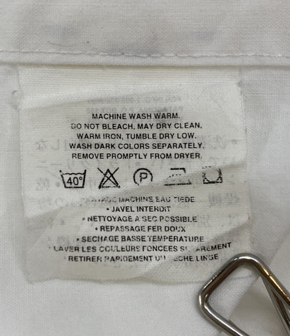 Patagonia 半袖シャツ 90s HONG KONG製 ホワイト スナップ メンズ SIZE L パタゴニア