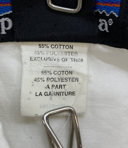 Patagonia 半袖シャツ 90s HONG KONG製 ホワイト スナップ メンズ SIZE L パタゴニア