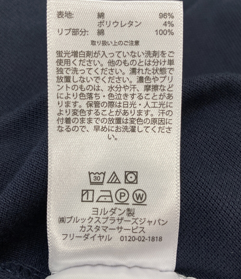 Brooks Brothers ポロシャツ スーピマコットン ストレッチピケ ポロシャツ SLIM FIT NAVY メンズ SIZE L ブルックスブラザーズ