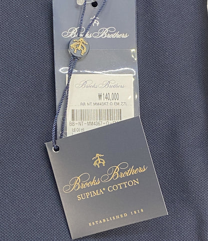 Brooks Brothers ポロシャツ スーピマコットン ストレッチピケ ポロシャツ SLIM FIT NAVY メンズ SIZE L ブルックスブラザーズ