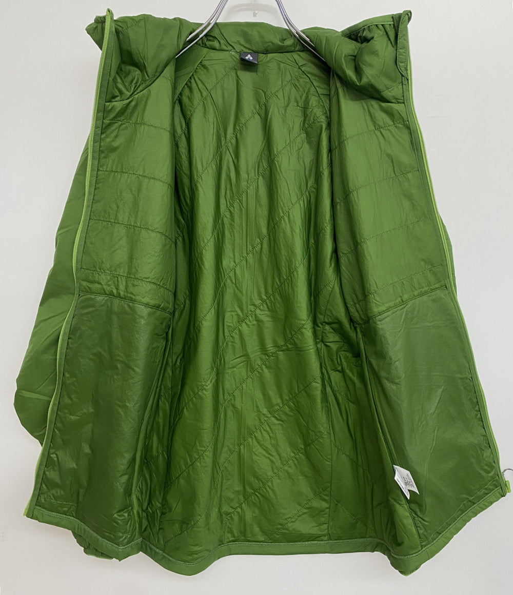 美品 mont-bell EXライト サーマラップパーカ グリーン メンズ SIZE S モンベル